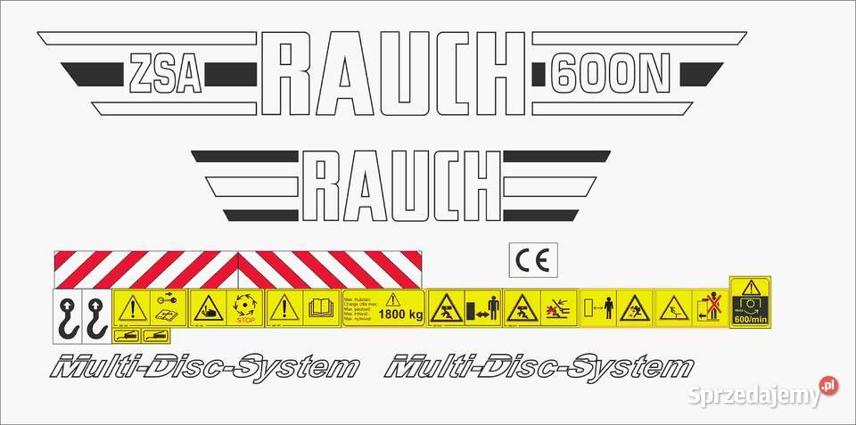 Naklejki Rauch ZSA 600 mocny klej odporne Pleszew
