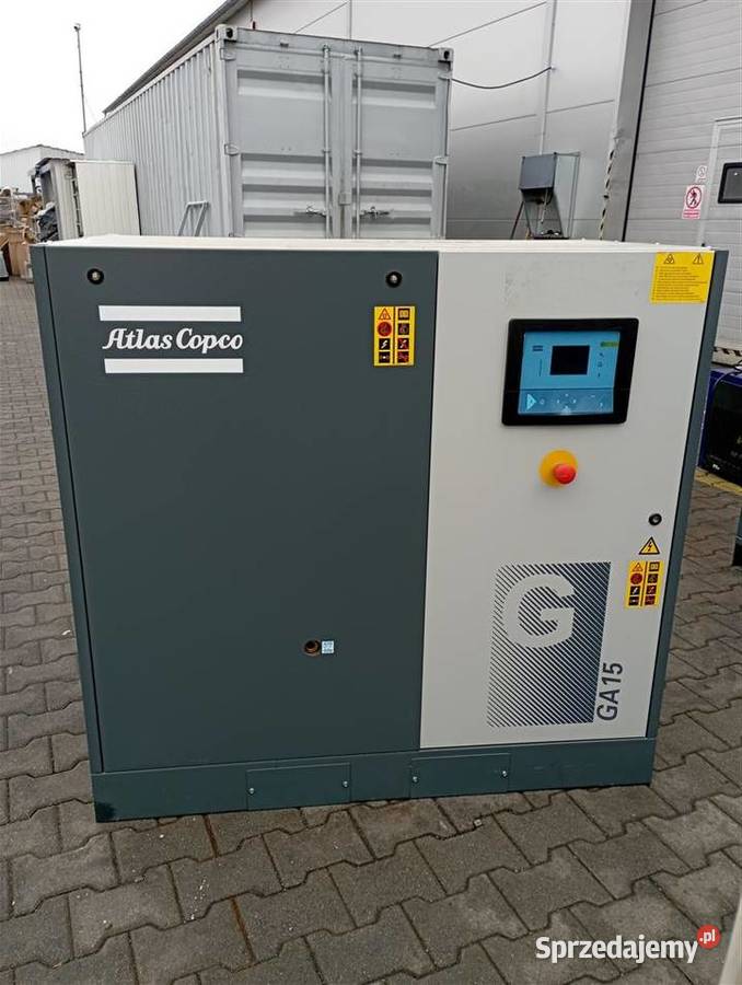 Sprężarka śrubowa kompresor ATLAS COPCO GA15 Wilków
