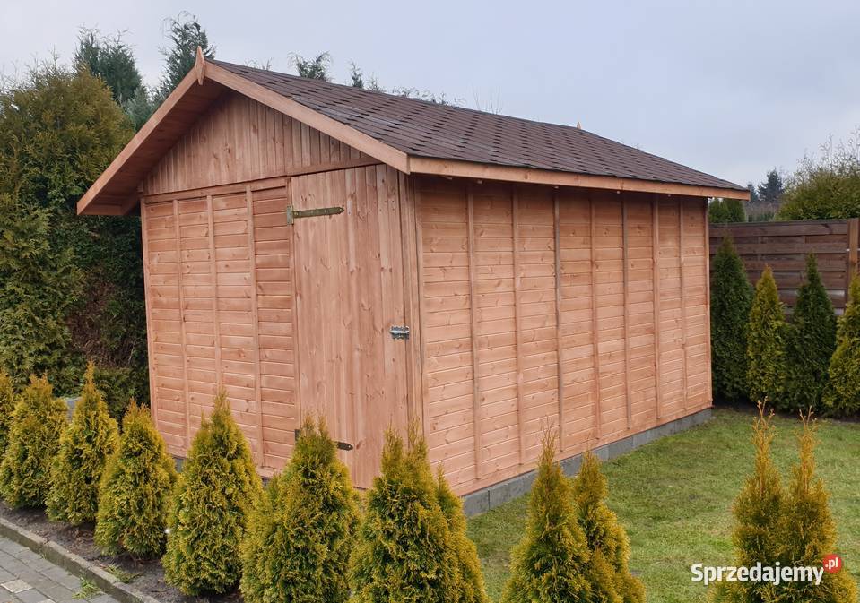 Domek drewniany ogrodowy altanka na narzędzia Zimnowoda
