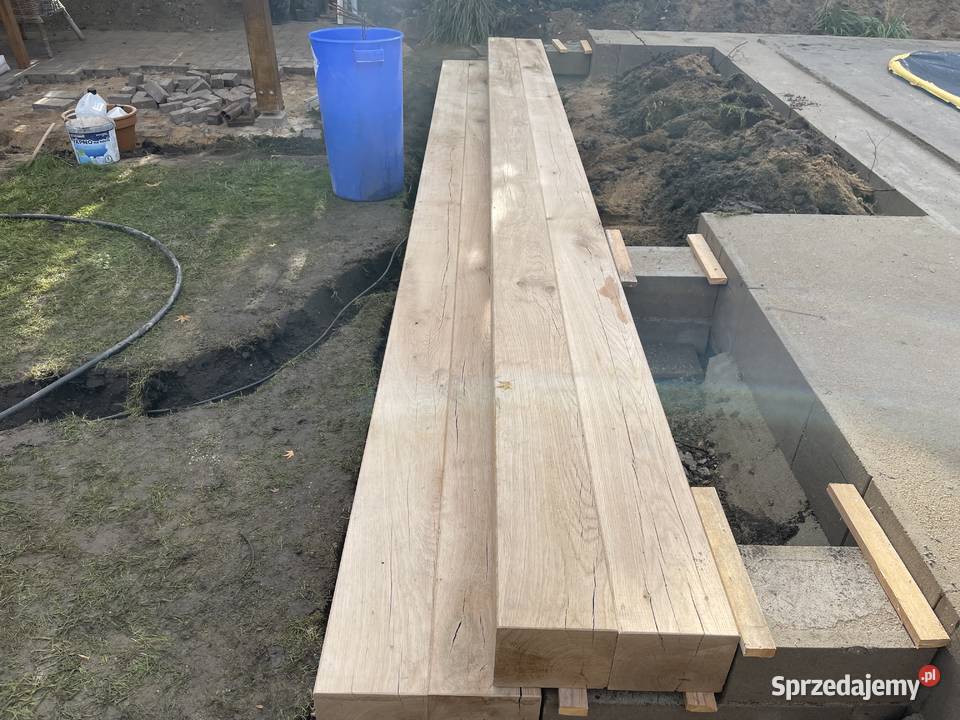 Dębowe Schody Zewnętrzne Dębowe Stopnie Ogrodowe dolnośląskie Kudowa-Zdrój