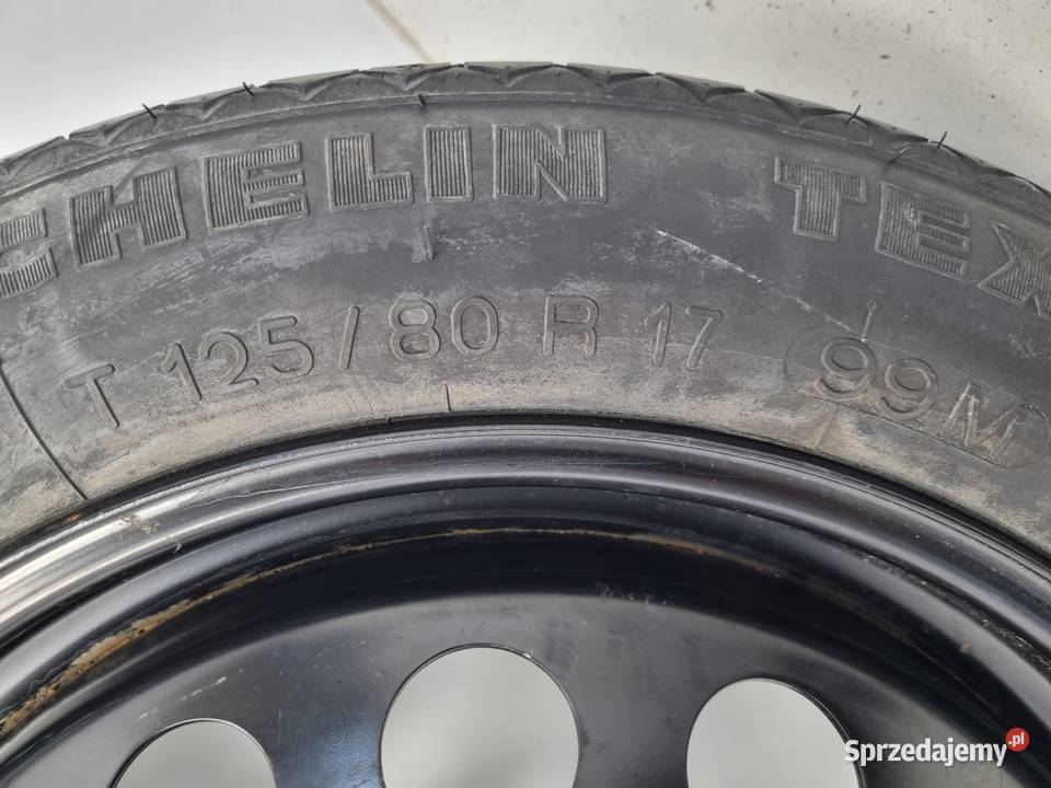 KOŁO DOJAZDOWE 12580 R17 9209872 5x108