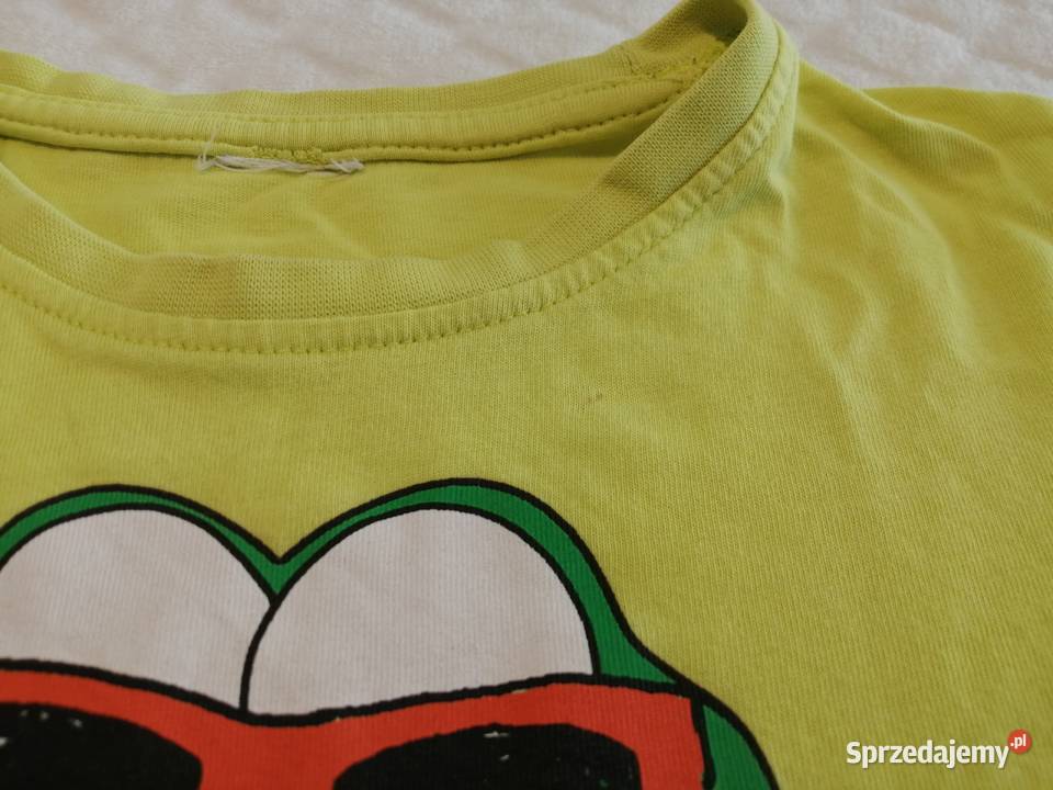 Koszulka krótki rękaw żółta krokodyl 104 Odzież śląskie Czeladź sprzedam