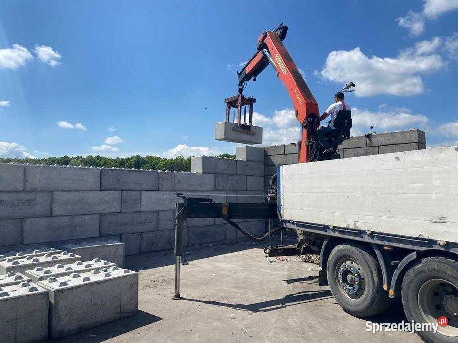 Blok betonowy typ 60 bloki betonowe mury oporowe Mińsk Mazowiecki