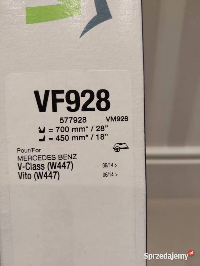 wycieraczki mercedes vito W447 nowe komplet Kanie sprzedam