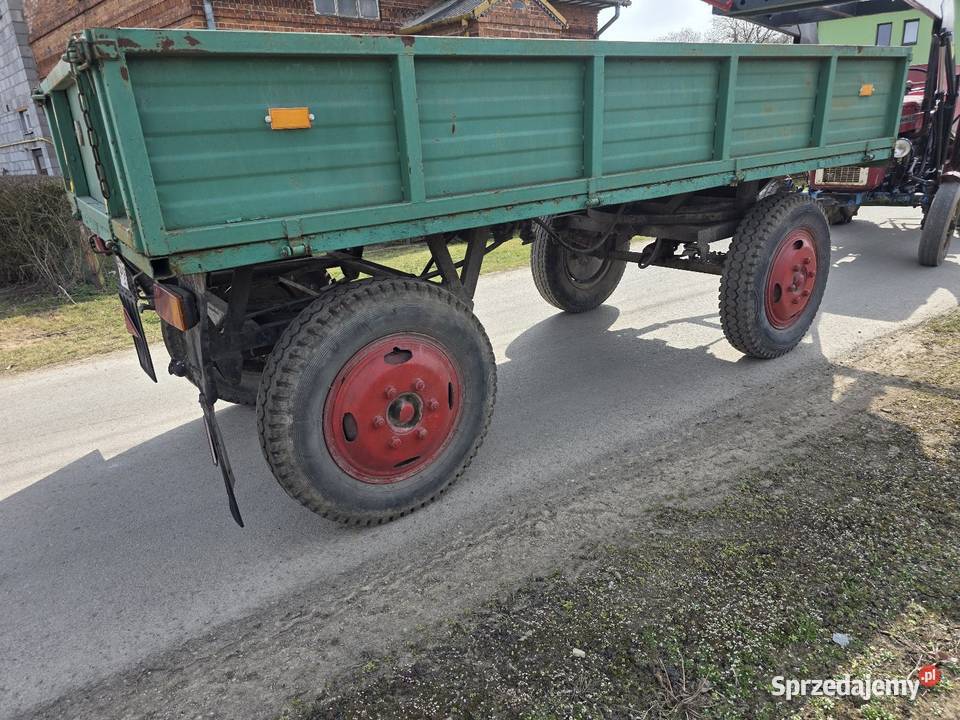 Przyczepa rolnicza dwuosiowa sztywna Przyczepy rolnicze Samborzec