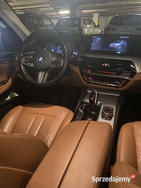 BMW 5 520d Cashmere Silver nieuszkodzony Kraków sprzedam