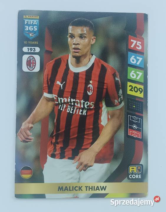 Malic Thiaw 193 karta Fifa 365 Adrenaline XL
