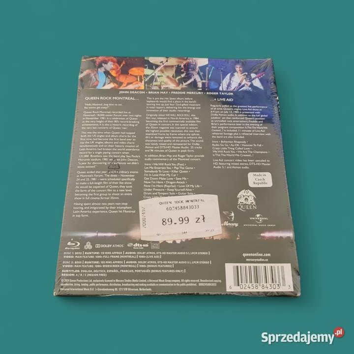 Queen Rock Montreal Live AID 2BLURAY Warszawa