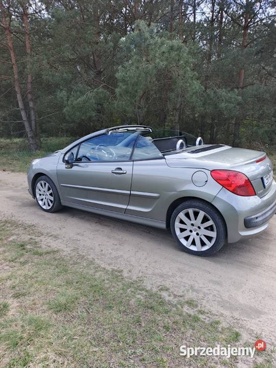Ładny Peugeot 207 cabrio niski przebieg manualna Brodnica