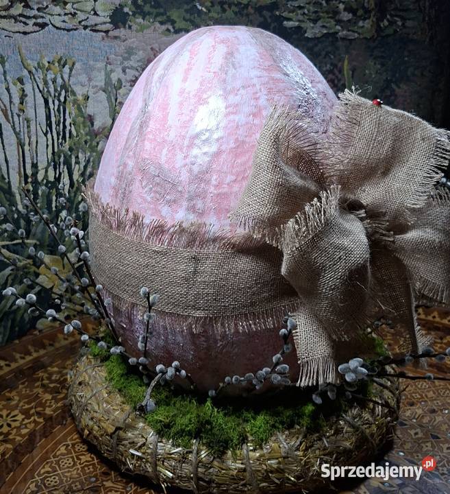 Jajo styropianowe 52 juta akryl Wielkanoc Kraków