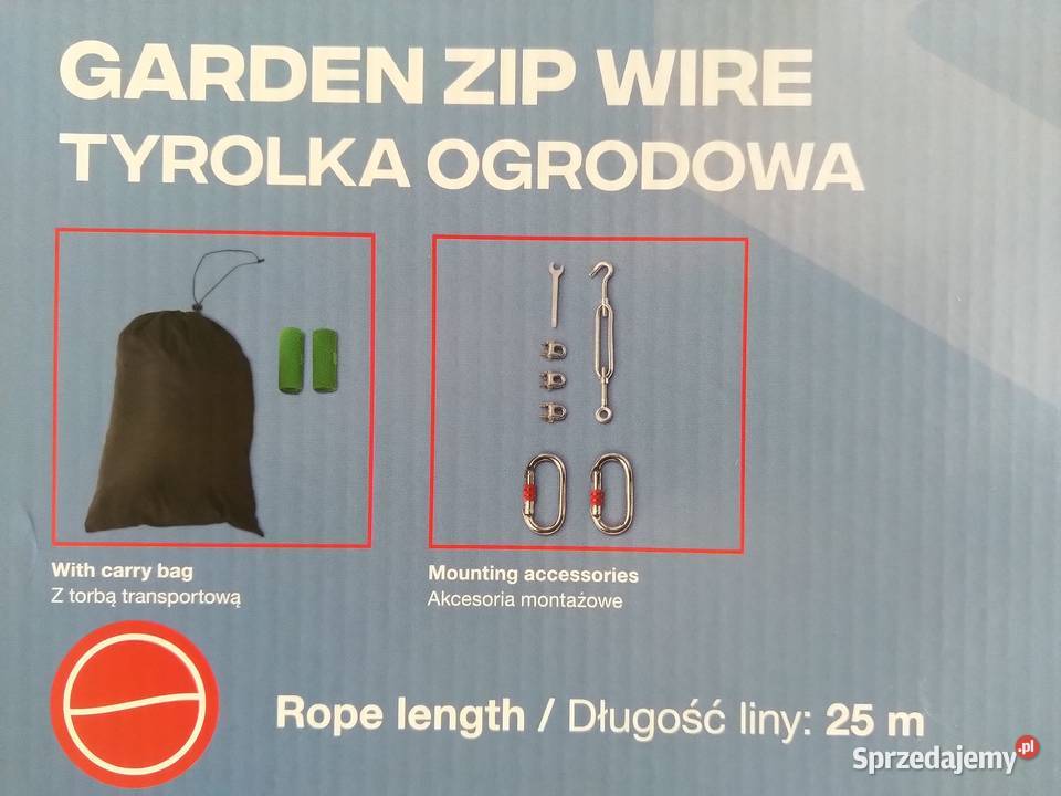 NAJTANIEJ Tyrolka Ogrodowa Lina 25m Do 50 Zabrze