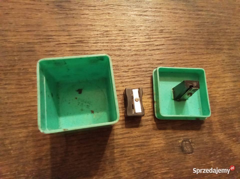 Kostka temperówka zielona Vintage Warszawa