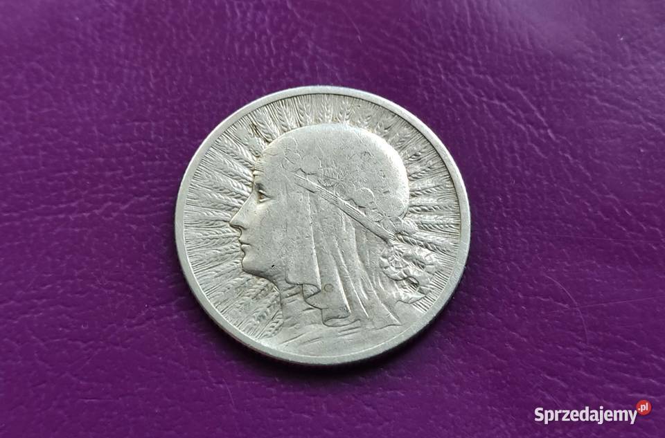Moneta II RP 2 1933 r GŁOWA KOBIETY Srebro mazowieckie Pruszków