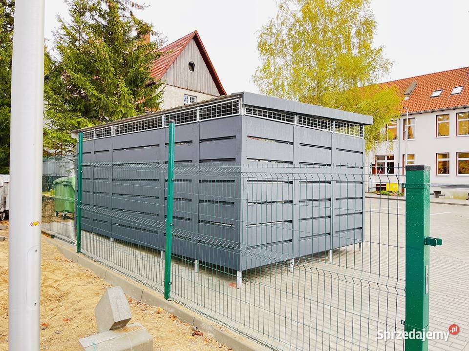 Wiata śmietnikowa na wymiar prosto producent