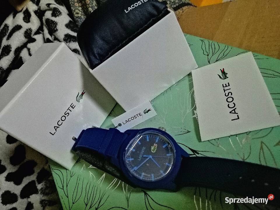 LACOSTE Zegarek NOWY z folią tarcza i też z Leszno