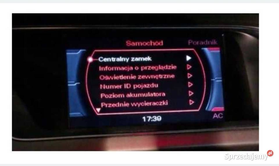 Audi MMI 2G BOOTLOADER polskie menu aktualizacja łódzkie Aleksandrów Łódzki sprzedam