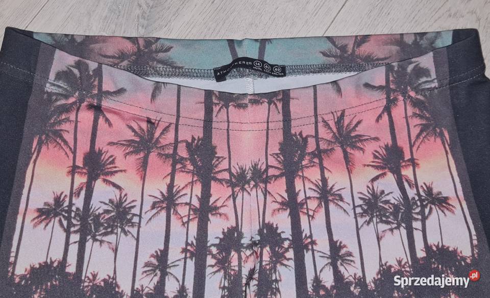 Legginsy damskie Atmosphere palmy 40L Pozostałe Łódź