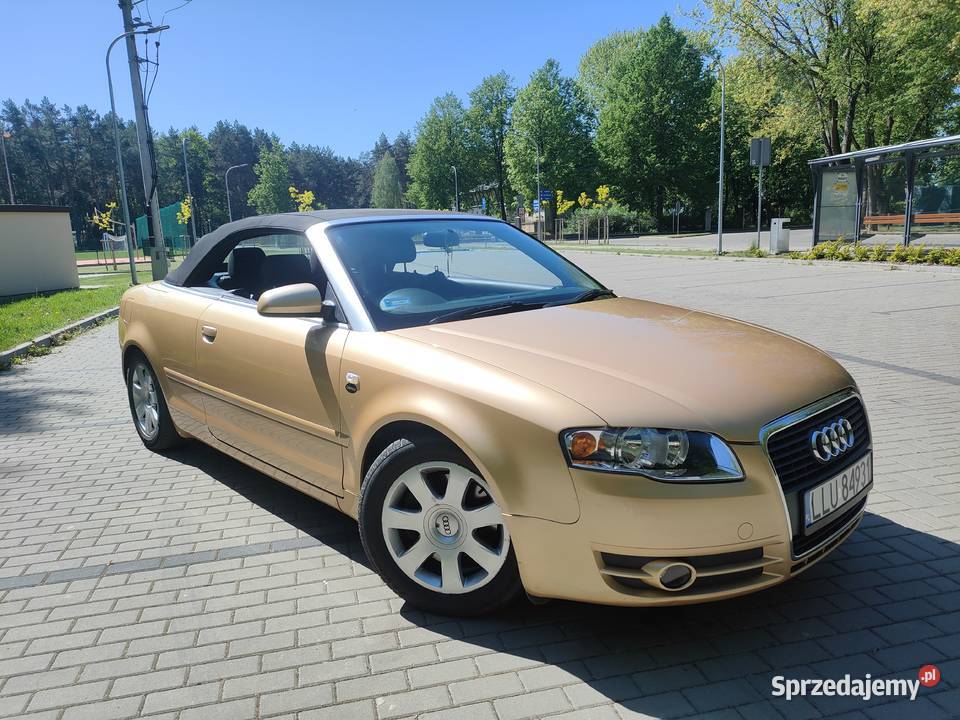 Audi A4 b7 cabrio Anglik zarejestrowany Łuków