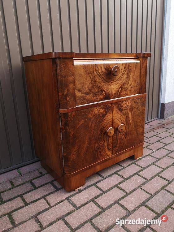 Komoda Szafka ARTDECO Orzech Gramofon Na Płyty Swarzędz
