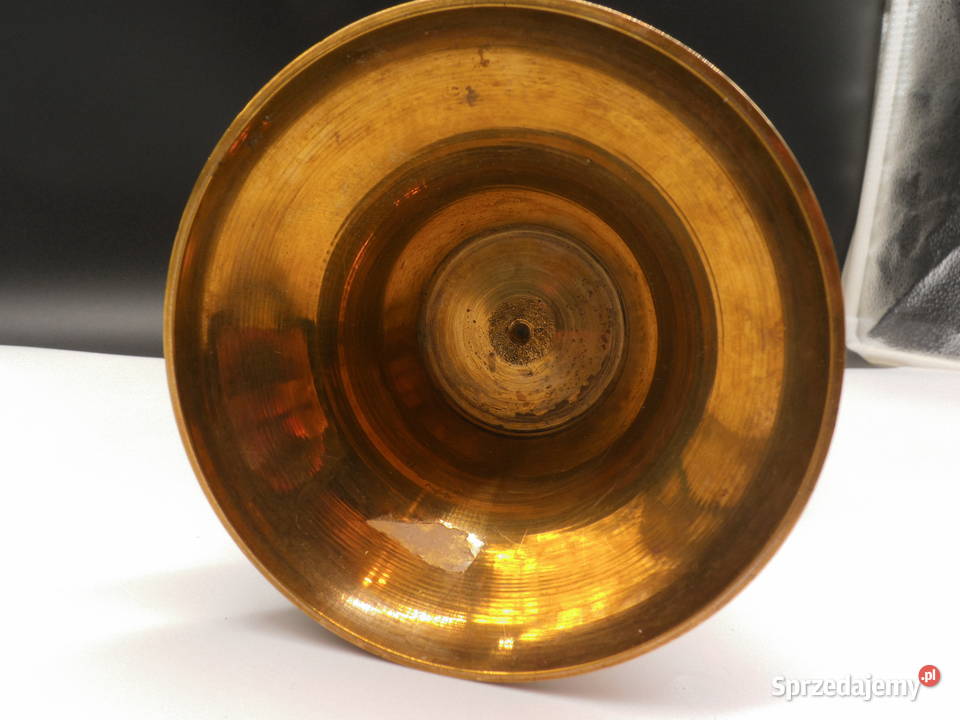 Mosiężny wazon indyjski bogato zdobiony Raszków