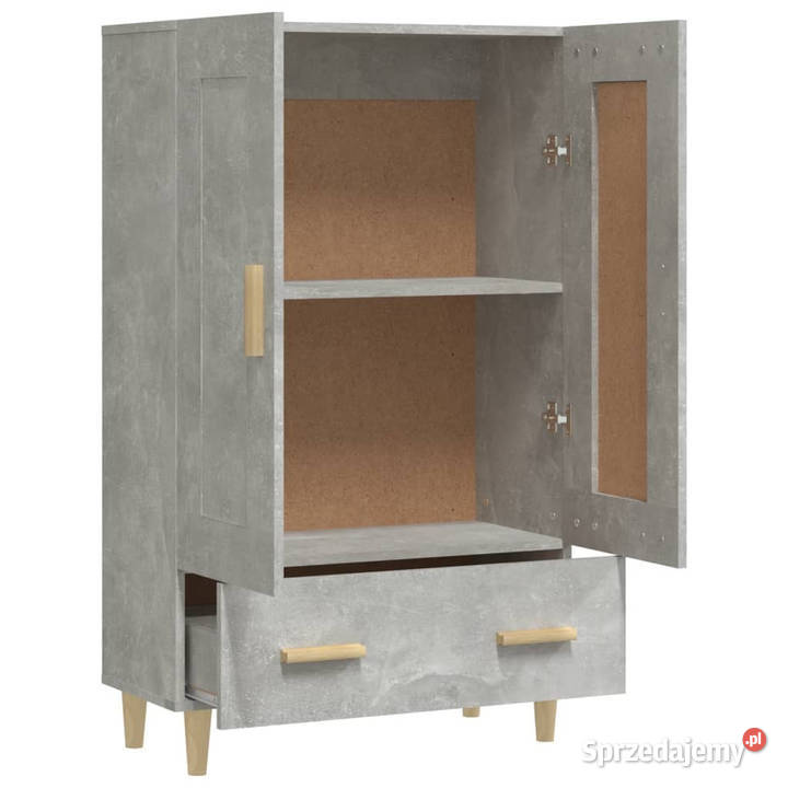 Wysoka szafka szarość betonu 70x31x115 WM812568 Warszawa