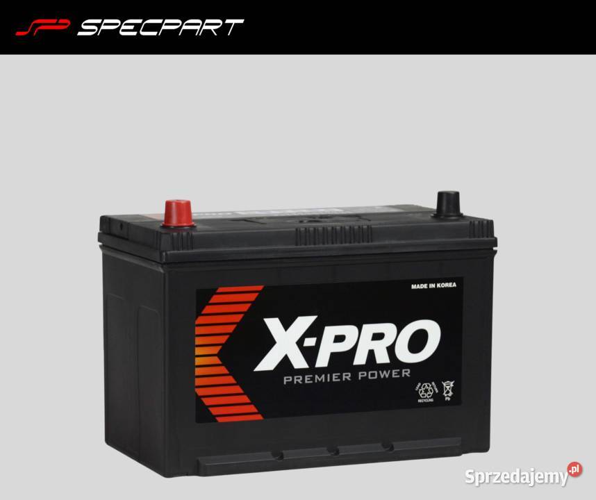 Akumulator XPRO 100Ah 830A EN Japan Lewy Plus Łódź sprzedam