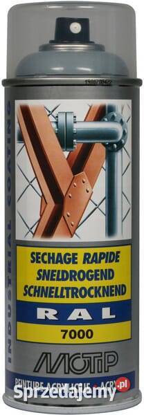 Lakier akrylowy w sprayu RAL 7000 szary 400 ml Kamionna sprzedam