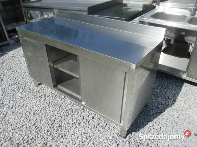 Stół Gastronomiczny Drzwi Suwane 3 Szuflady Gastronomia Ostrów Wielkopolski