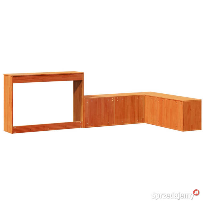 Szafka nocna z biurkiem woskowy brąz 232x112x75 Warszawa