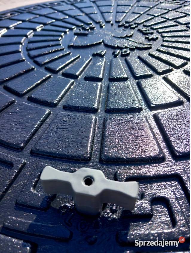 Pokrywa betonowa ogrodowa właz NA ZAMEK 140 Parszów