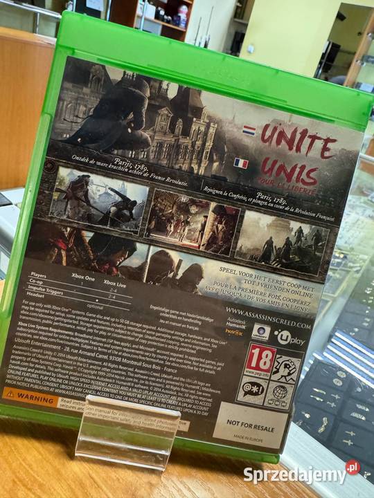 Gra Assassins Creed Unity Microsoft Xbox One Gry komputerowe i konsolowe Elbląg