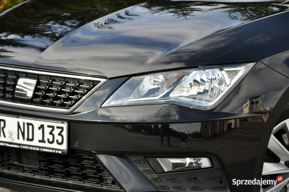 Seat Leon 16TDI115LedRadar ACCWelurDuża czarny Leon mazowieckie Ostrów Mazowiecka