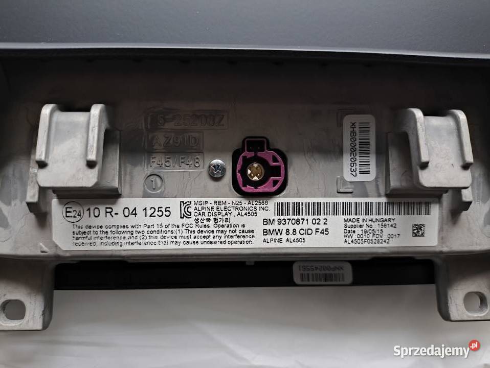 BMW 2 F45 F46 ekran wyświetlacz display Pozostałe