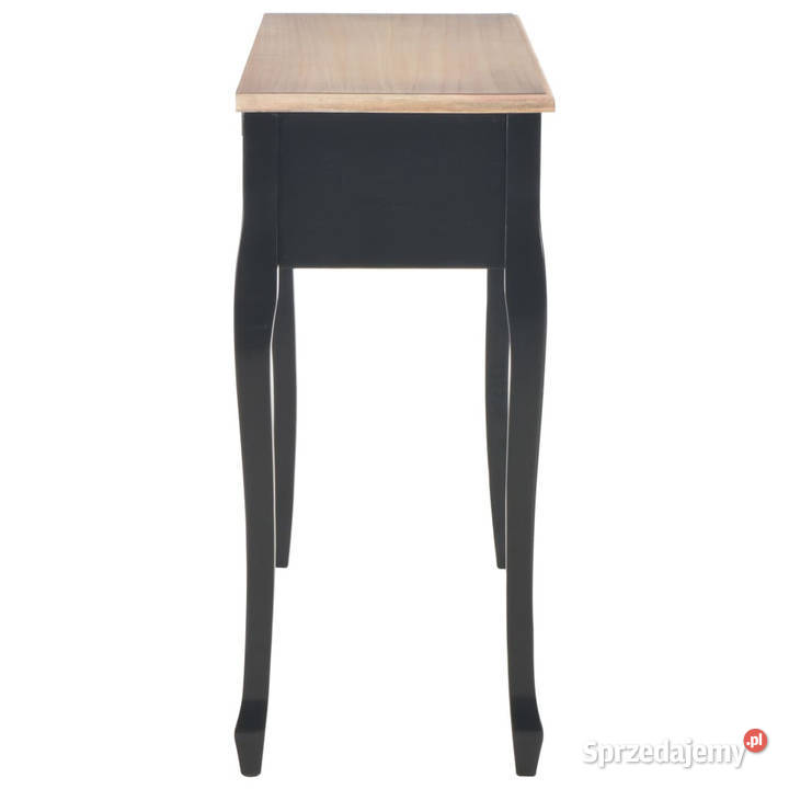 Stolik konsolowy z 3 szufladami czarny WM280046 Warszawa