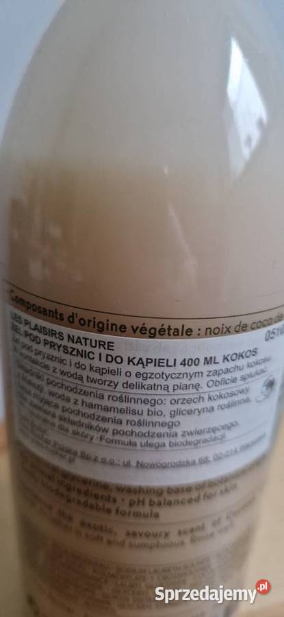 Żel pod prysznic yves rocher kokos kokosowy sprzedam