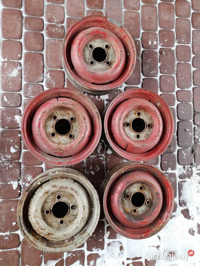 Felgi stare zabytkowe Skoda Oktawia lata 60te Średnica 14" Nasielsk