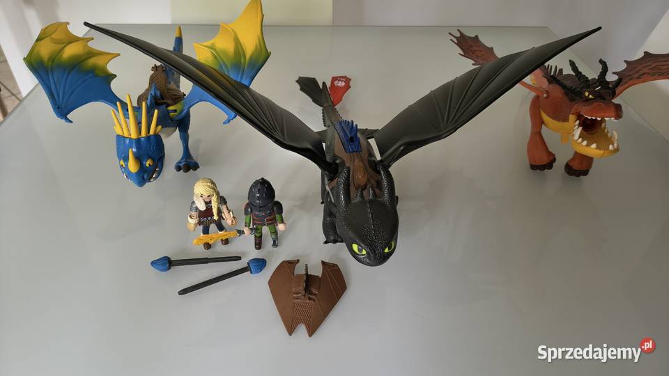 Zestaw smoków z bajki Jeźdźcy smoków Playmobil Zduny
