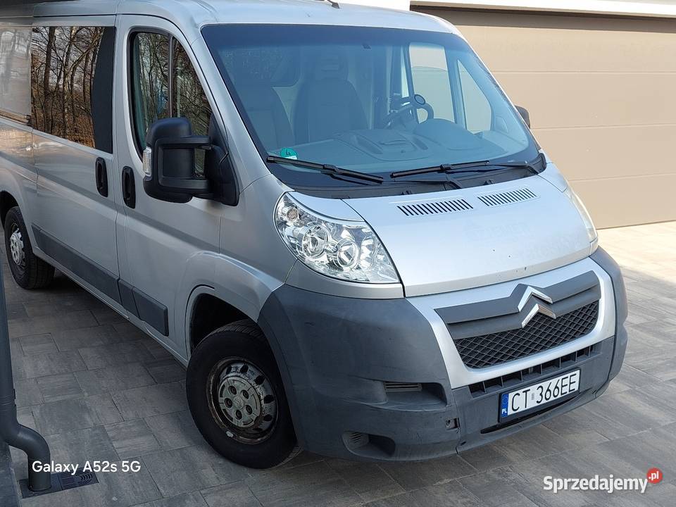 Kampervan h1l2 Citroen Jumper klima webasto Rok produkcji 2008 kujawsko-pomorskie Toruń