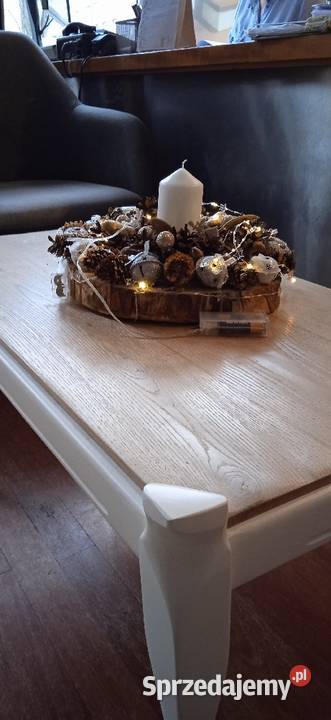 Stolik kawowy drewniany łódzkie Łódź sprzedam