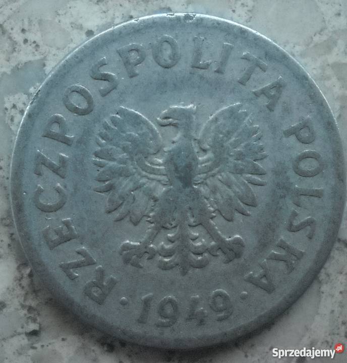 POLSKA50 GROSZY1949 r bzAL Legionowo