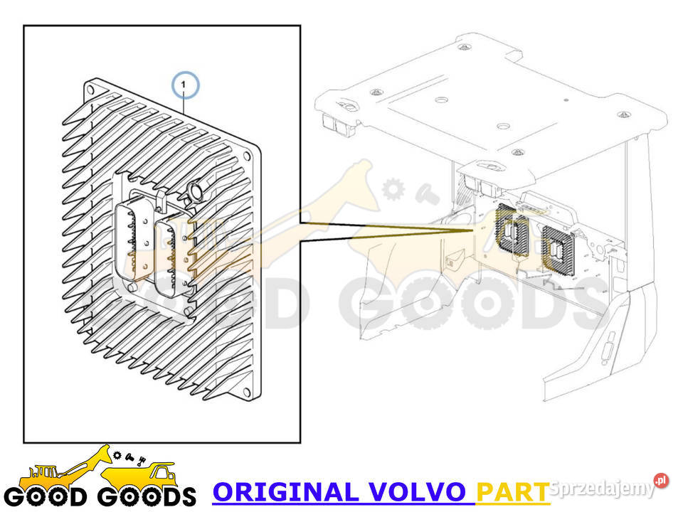 VOLVO KOMPUTER STEROWNIK ECU VECU 11383002 Władysławów sprzedam