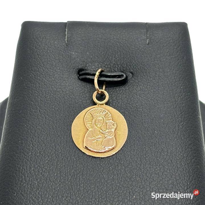 Złota Zawieszka Próby 585 072g Matka Boska Elbląg