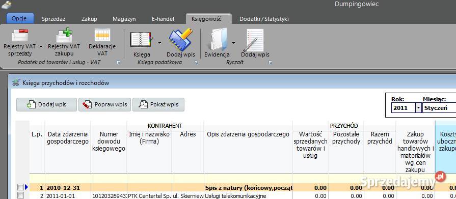 Program do fakturowania faktur vat KPiR z Windows Warszawa sprzedam