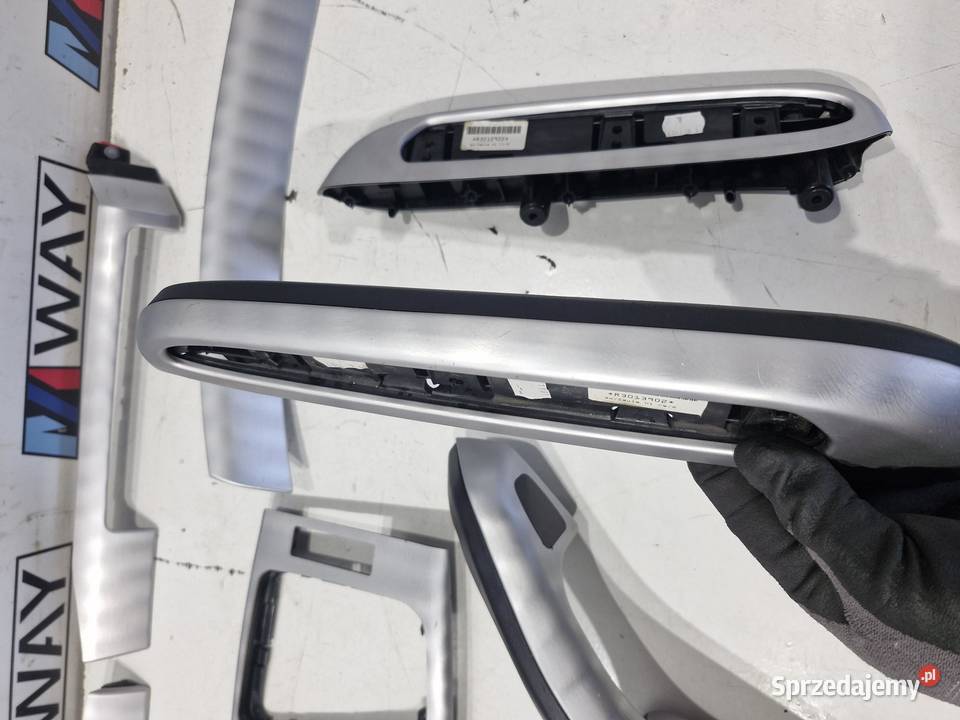 BMW E46 COUPE LISTWY DEKORY ALU KOMPLET osobowe