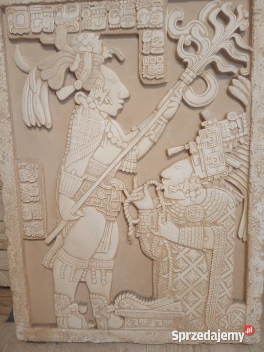 Duża płaskorzeźba Majów Replika