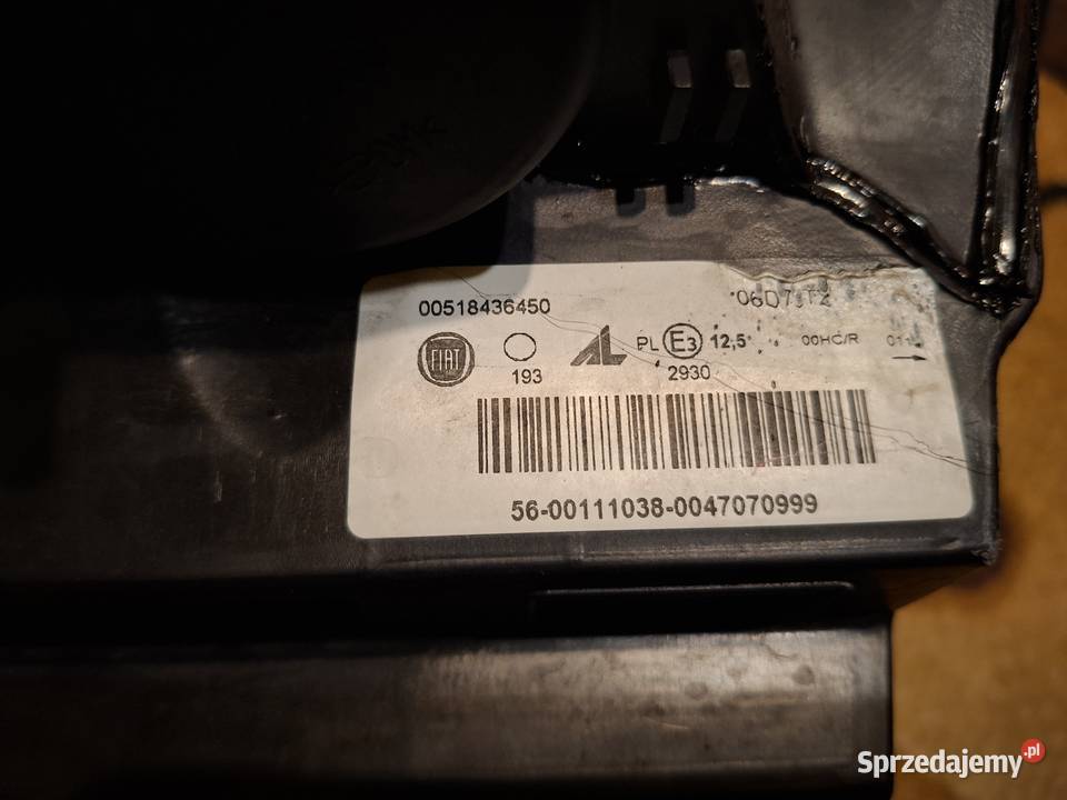 Lampa Reflektor Fiat Panda 3 III Lewy Przód Iwonicz