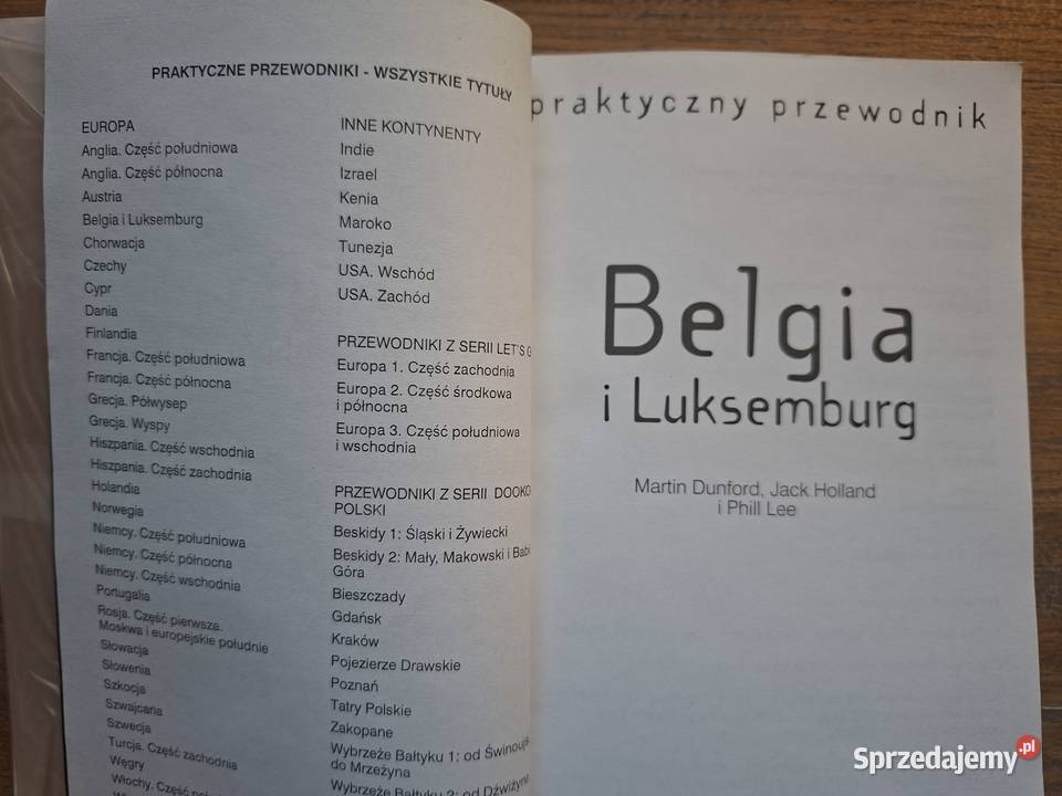 Belgia i Luksemburg Pascal praktyczny przewodnik Kraków
