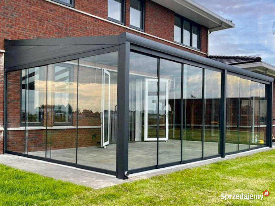 Ścianki szklane szyby drzwi przesuwne tarasowe Lublin