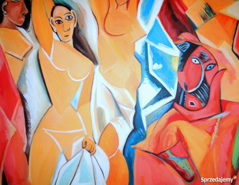 Panny z Awinionu P Picasso 100x90 duży Katowice sprzedam