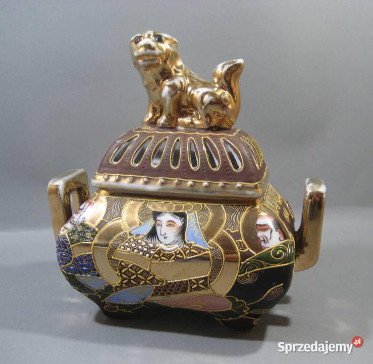 Kadzielnica Japońska Porcelanowa Imari Sygnowana Porcelana i szkło Warszawa sprzedam